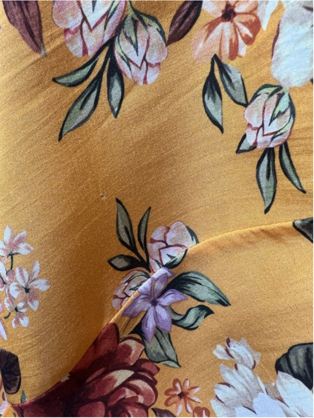Farm Rio for Anthropologie Soigne Maxi Dress Wrap Dress Boho Tropical XS Floral - Picture 11 of 16
